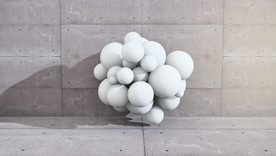 C4D 模型 水泥球