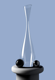 C4D 模型 高花瓶