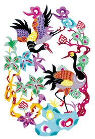 人物剪纸 动物剪纸 黑白剪纸