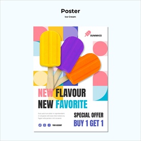 冰淇淋海报