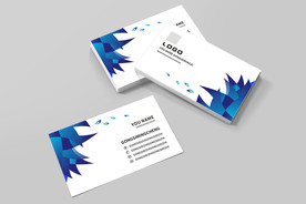 蓝色名片