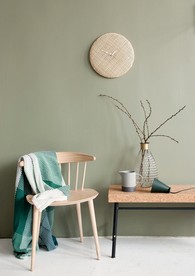 北欧淡绿色墙面