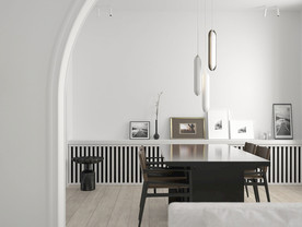 餐厅 墙纸 展示