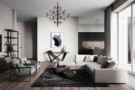 客厅 墙纸 展示