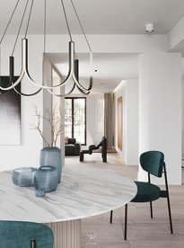 餐厅 墙纸 展示