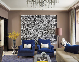 客厅 墙纸 展示