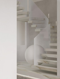 极简楼梯旋转美