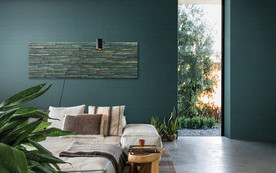 孔雀绿卧室设计展示