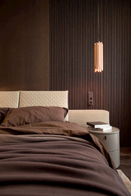 咖啡色主题卧室