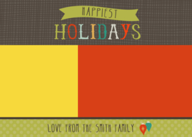 宝宝相册圣诞节节日卡片模板