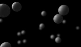 C4D 模型动画掉落的小球