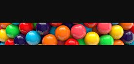 C4D 模型口香糖巧克力豆糖果