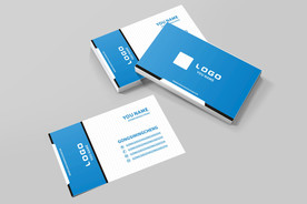 蓝色名片