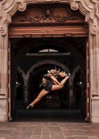 跳舞的女性舞蹈家