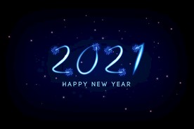 2021 新年展板背景