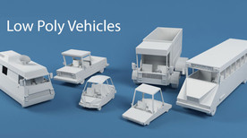 低面汽车C4D模型