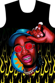 嘻哈 男装 印花