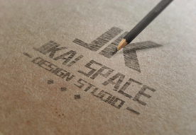 LOGO铅笔画效果贴图样机