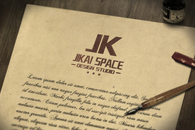 LOGO信笺贴图样机