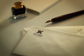 LOGO纸张信封贴图样机