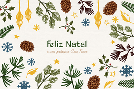 圣诞海报矢量背景