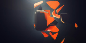 C4D 模型 破碎的立方体