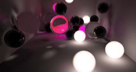 C4D 模型 房间掉落的珠子