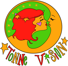 月亮  女孩  星星  T恤