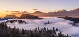 雾气风景 大雾 雾天 云雾 烟