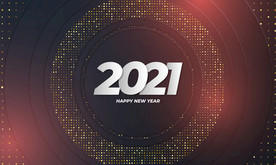 2021 新年展板背景