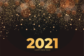 2021 新年展板背景