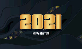2021 新年展板背景