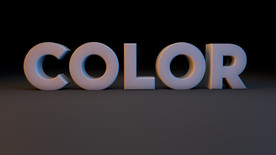 C4D 模型字体场景