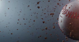 C4D 模型动画 棒球泥土