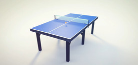 C4D 模型动画乒乓球桌子