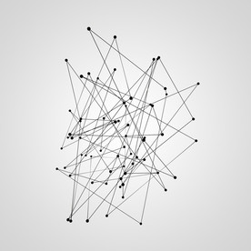 C4D 模型动画抽象线条