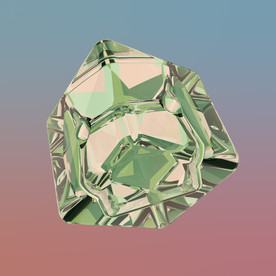 C4D 模型动画绿色宝石冰块