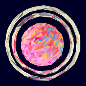 C4D 模型动画低体环和球体