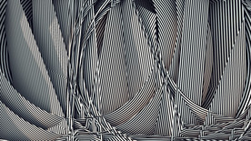 C4D 模型动画抽象线条背景