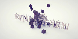 C4D 字体开头动画logo