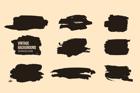 笔刷 展板背景模板