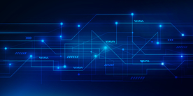 科技海报展板背景