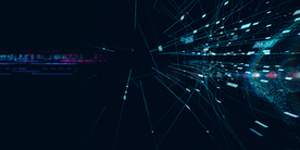 科技海报展板背景