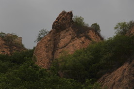 长城观景 石狗