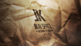 褶皱纹理LOGO贴图样机