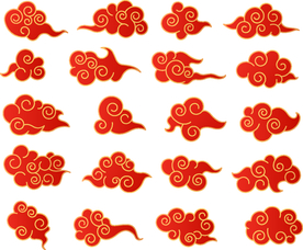 东方中国风祥云