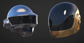 C4D 模型动画朋克头盔