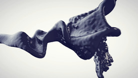 C4D 片头动画墨水泼墨