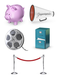 小猪存钱罐 3d图标