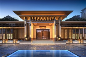 售楼处小区入口大门亮化